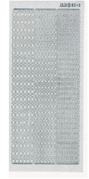 Oval Silver Pearl Border Dazzles™ Stickers